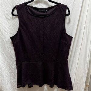 Apt. 9 Deep Purple Sleeveless Top